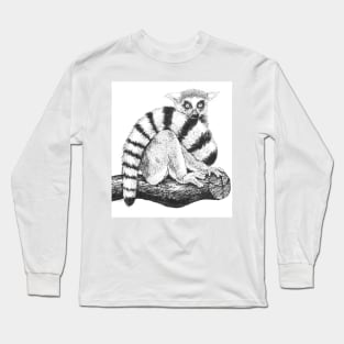 Lemur drawing Long Sleeve T-Shirt